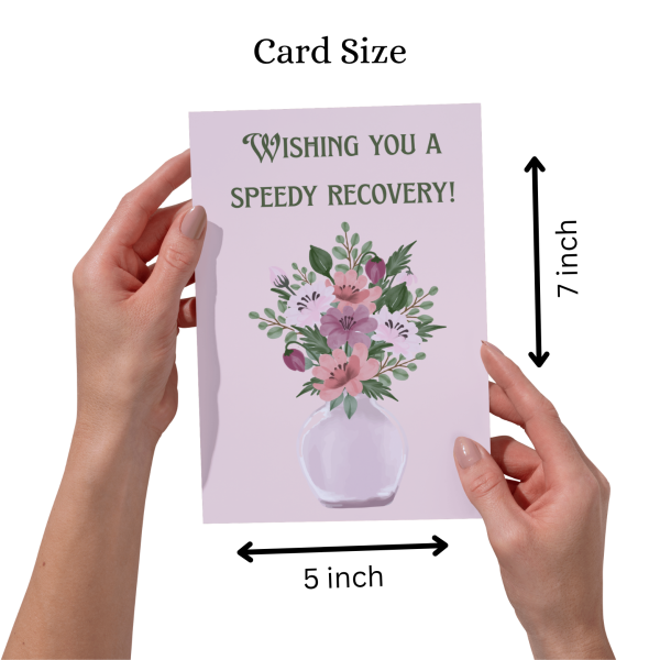 Wishing You a Speed Recovery - Get Well Soon Greeting Card - Image 3