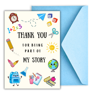 Thank You For Being Part of my life - Teacher's Day Greeting Card