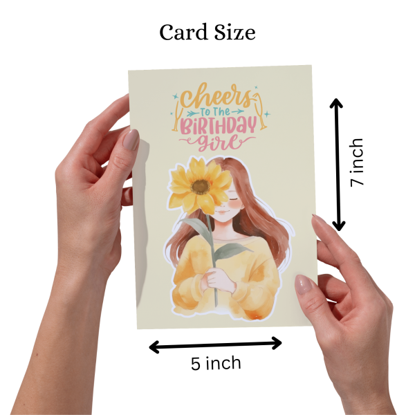 3D Sunny Sunflowers – Birthday Card - Image 3