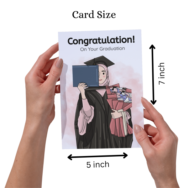 Congratulations! - Graduation Card for Her - Image 3