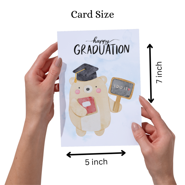 Congratulations Graduate – Simple Graduation Card - Image 3