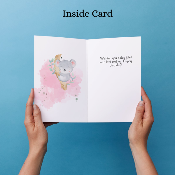 Happy Birthday – Koala Kids Greeting Card - Image 4