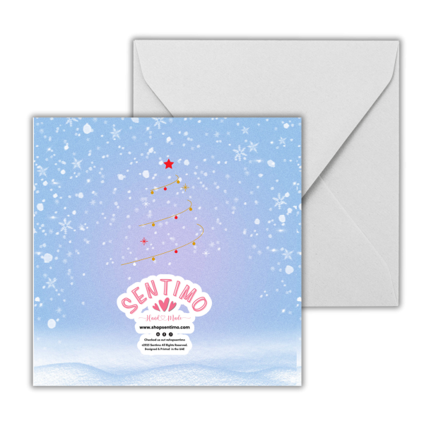 Snowy Wishes – Christmas Greeting Card - Image 2
