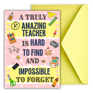 A Truly Amazing Teacher - Teacher's Day Greeting Card