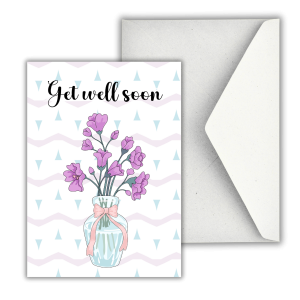 Simple Get Well Soon – Greeting Card