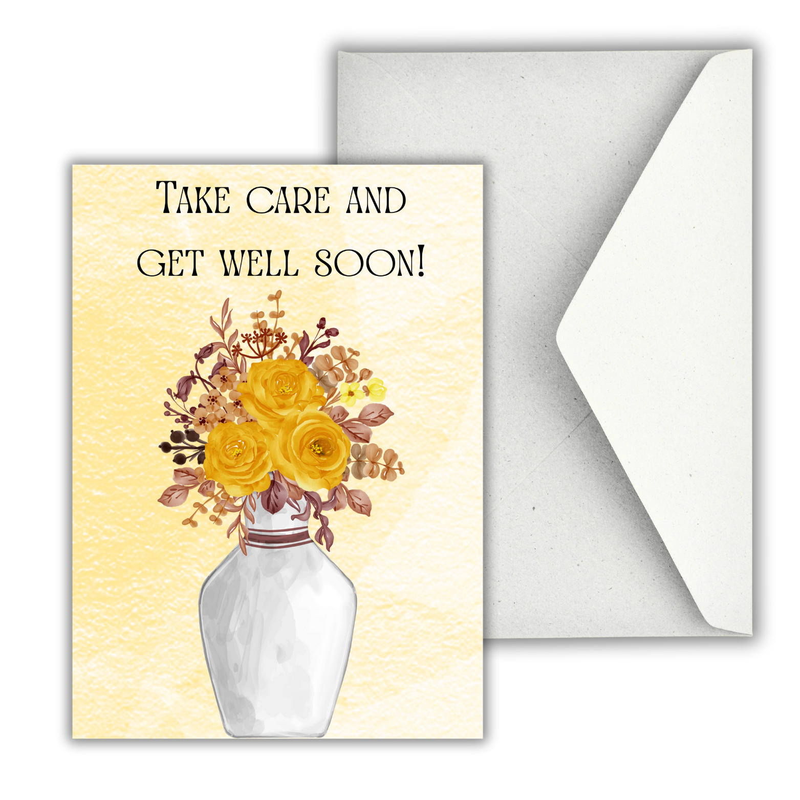 Take Care and Get Well Soon - Greeting Card