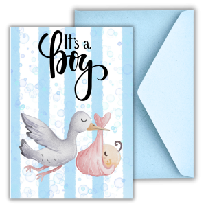 it’s a Boy! –  Greeting Card