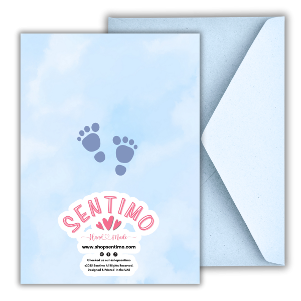 It’s a Boy! – Baby Bear Greeting Card - Image 2