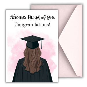 Always Proud of You - Graduation Card for Her