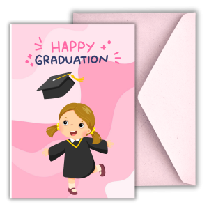 You Did It, Star! – Graduation Card for Girls