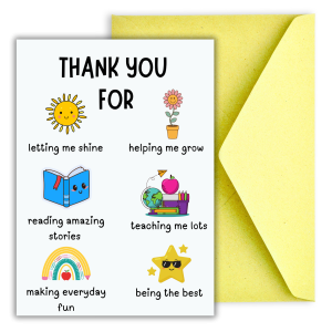 Thank You For Letting Me Shine - Teachers Day Card