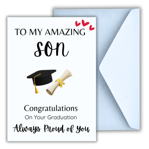 To Our Amazing Son – Graduation Card