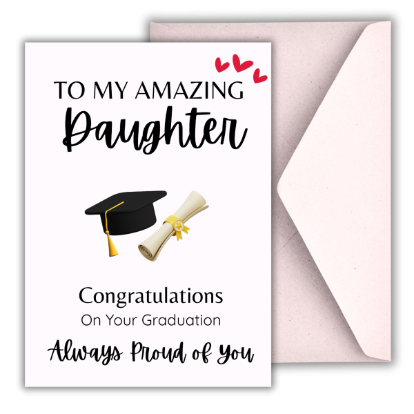To Our Amazing Daughter – Graduation Card