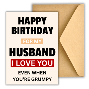Happy Birthday to My Husband - Greeting Card For Husband