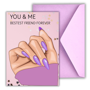 You and Me — Best Friends Forever Greeting Card