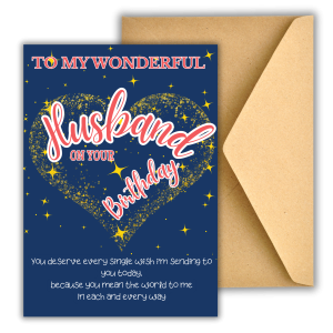 Happy Birthday, Wonderful Husband